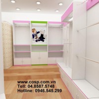 Thiết kế cửa hàng thời trang trẻ em Mèo Tom - Như Quỳnh